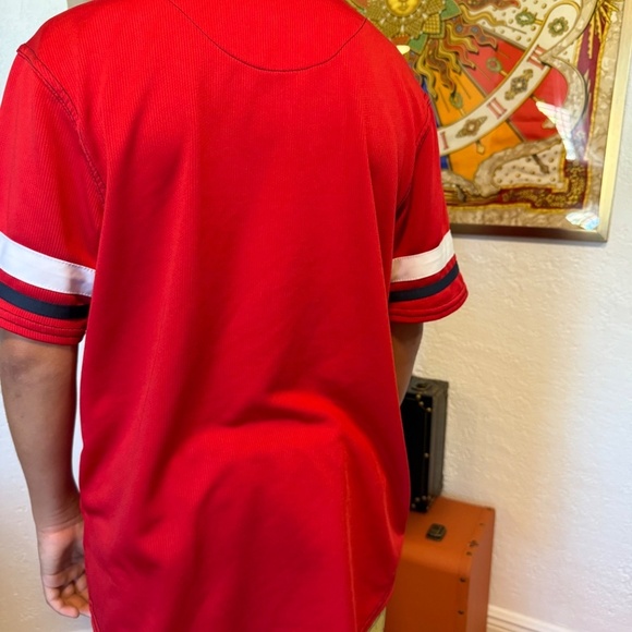 Vintage, Genuine Merchandise, St Louis Cardinals red baseball Jersey, size 10/12 - Picture 3 of 3